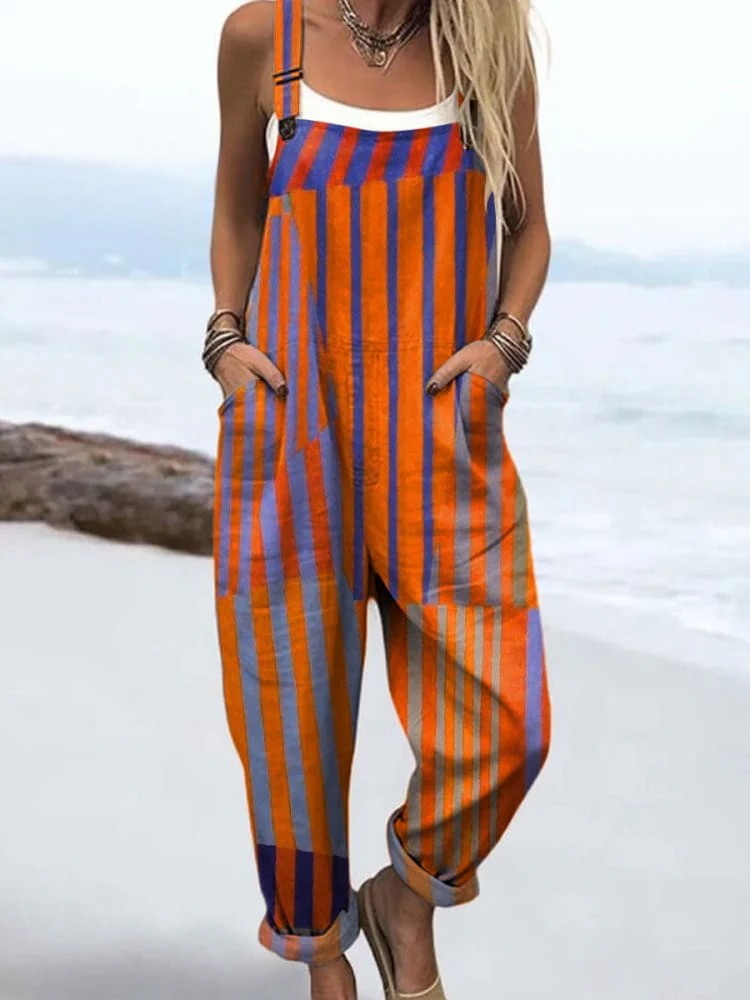 Vintage Floral Jumpsuit Women - Effortless Style & All-Day Comfort