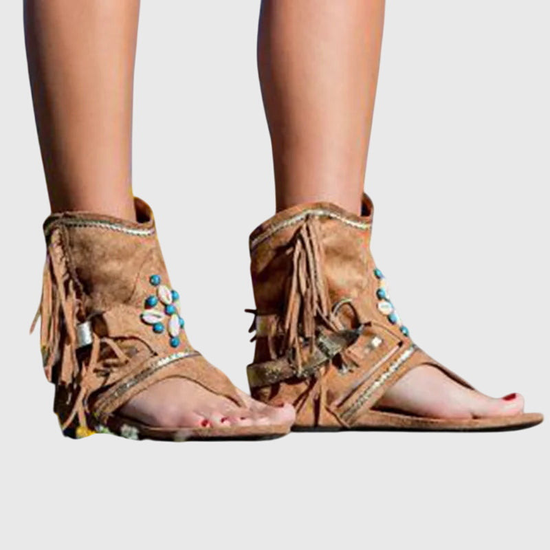 Farrah™ - Fringe Boho Sandals