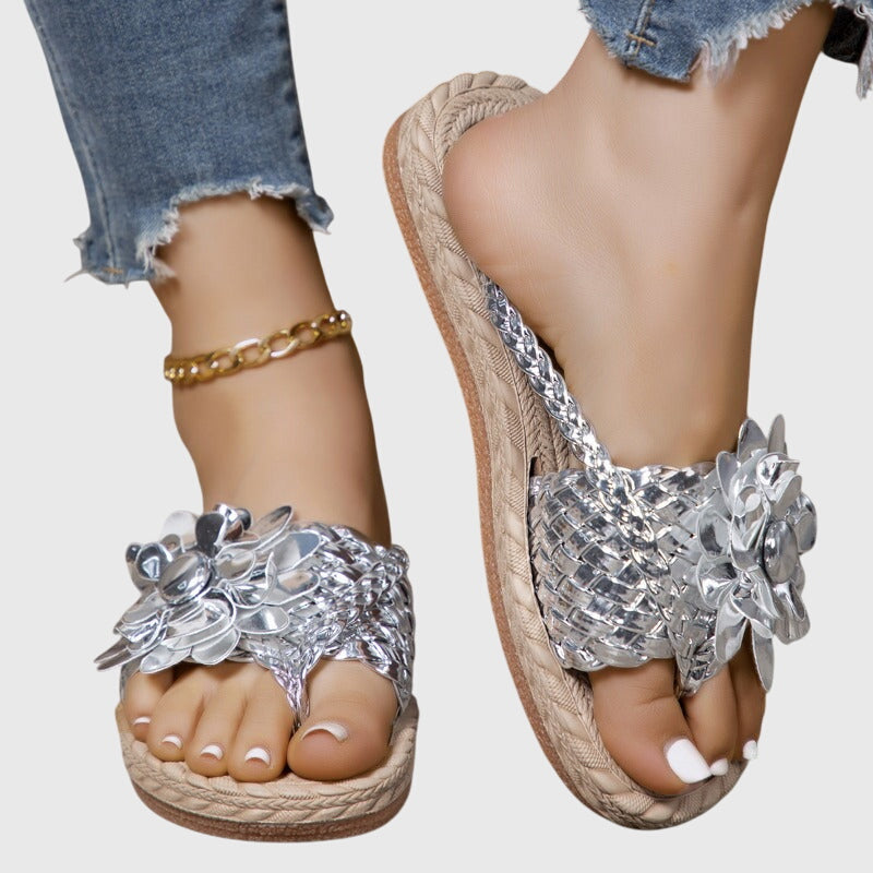 Sadie™ - Vibrant Bloom Sandals
