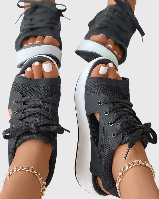 Amanda™ - Breathable Wedge Sneakers