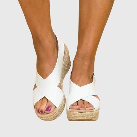 Nancy™ - Elegant Cross-Strap Sandals