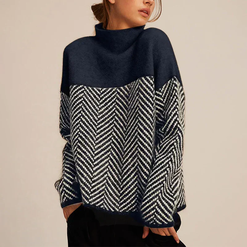 MFLLondon™ | Chevron Cozy Turtleneck