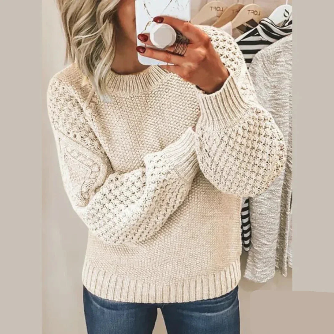 Nora | Scandinavian Style Knit Sweater