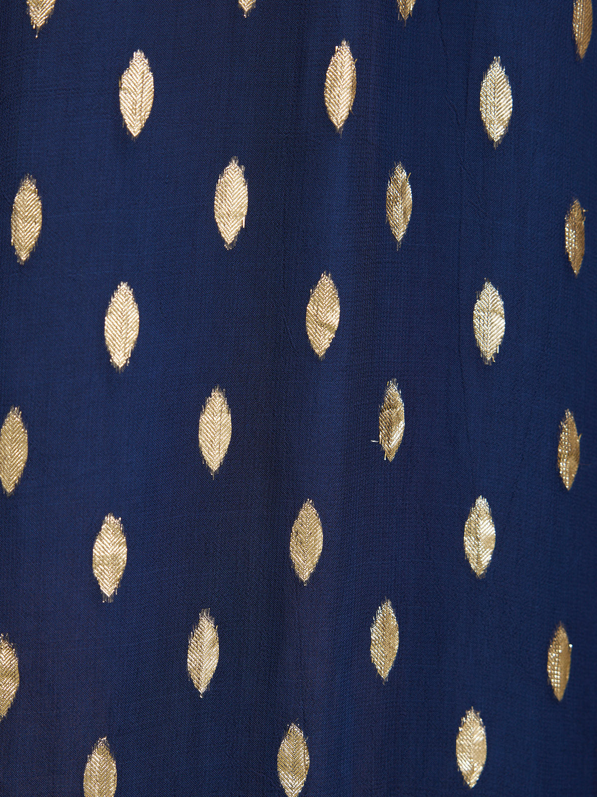 Libby Lurex Dress - Navy and Gold