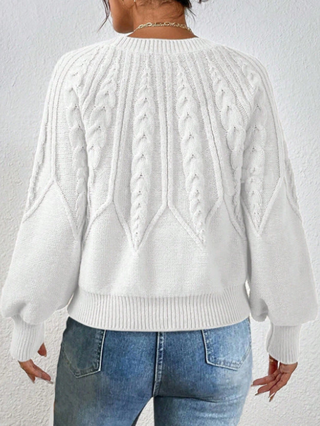 Hannah | Scandinavian Twisted Knit Sweater