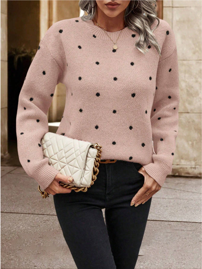 Mari | Playful Polka Dot Sweater