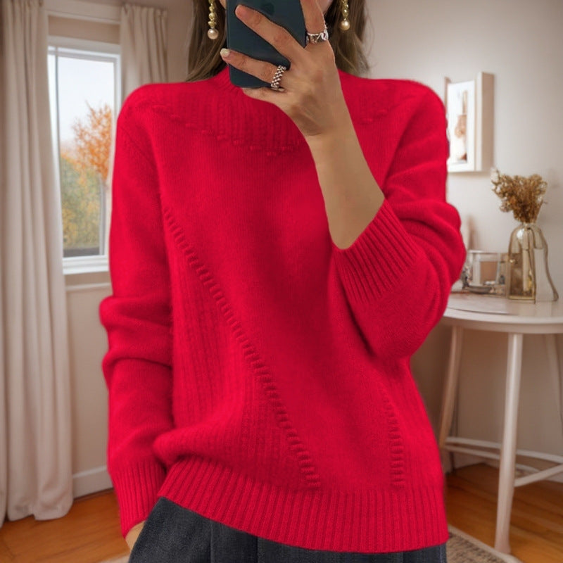 Lana | Scandinavian Diamond Knit Sweater