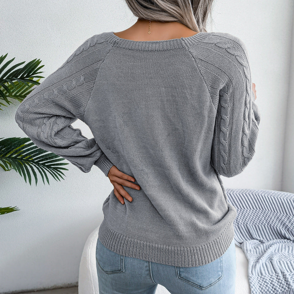 Harlow | Scandinavian Cable Knit Sweater