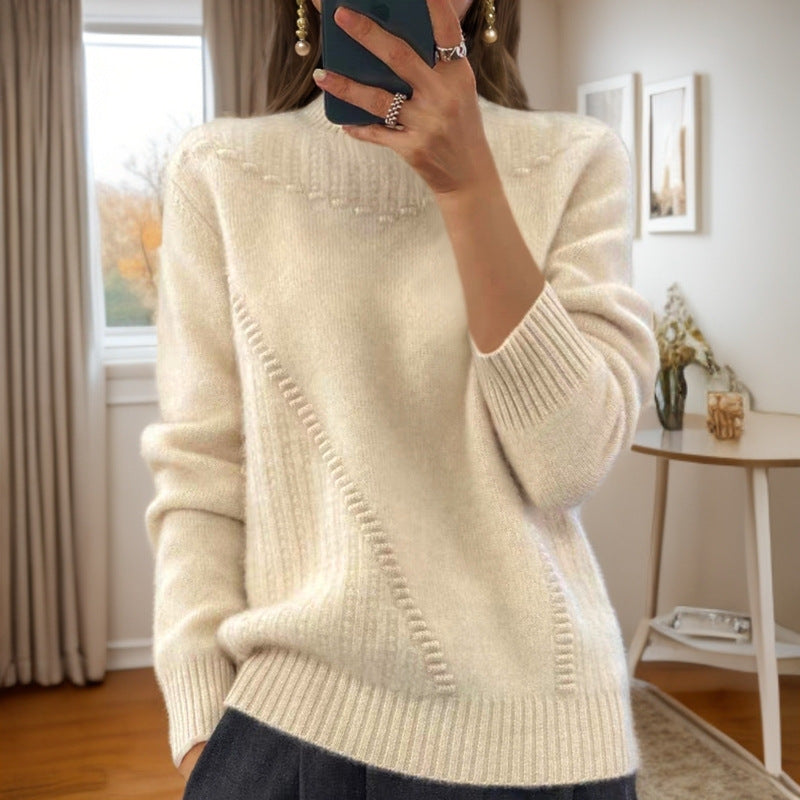 Lana | Scandinavian Diamond Knit Sweater