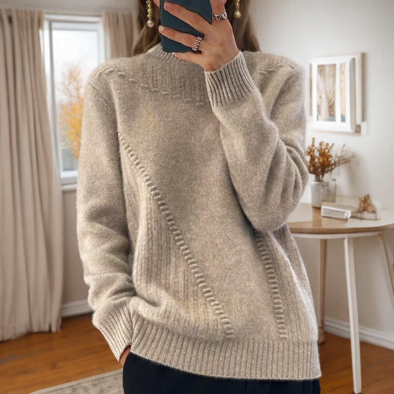 Lana | Scandinavian Diamond Knit Sweater