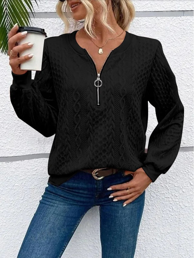 JORDA HALF-ZIP SWEATER