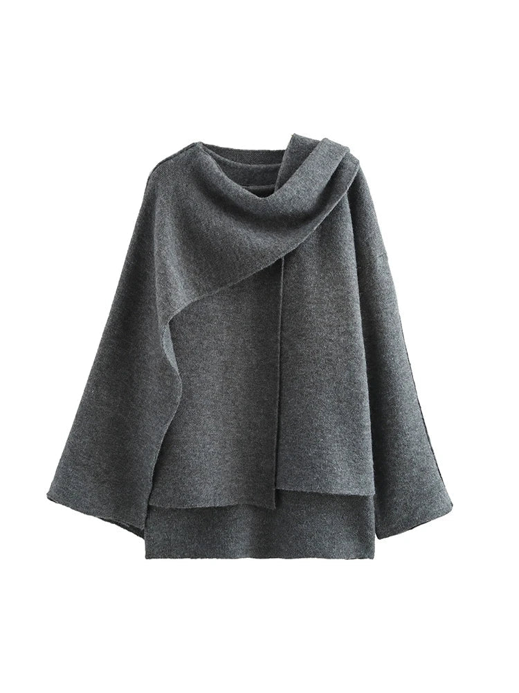 LEINA SCARVED SHORT JACKET