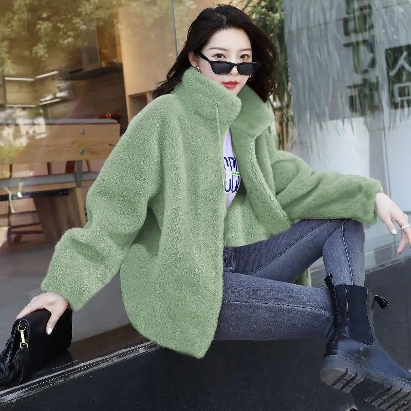 CORNELIA PLUSH OVERCOAT