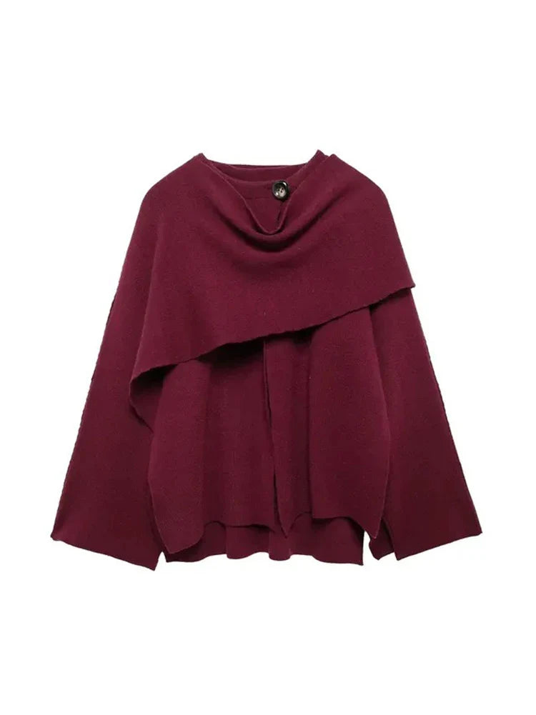 LEINA SCARVED SHORT JACKET