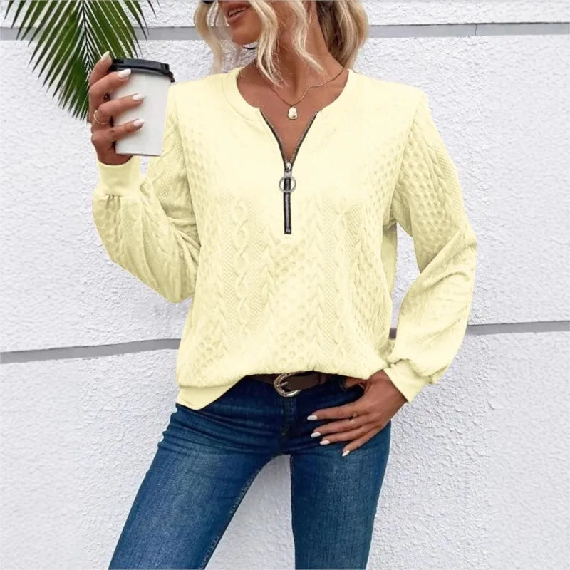 JORDA HALF-ZIP SWEATER