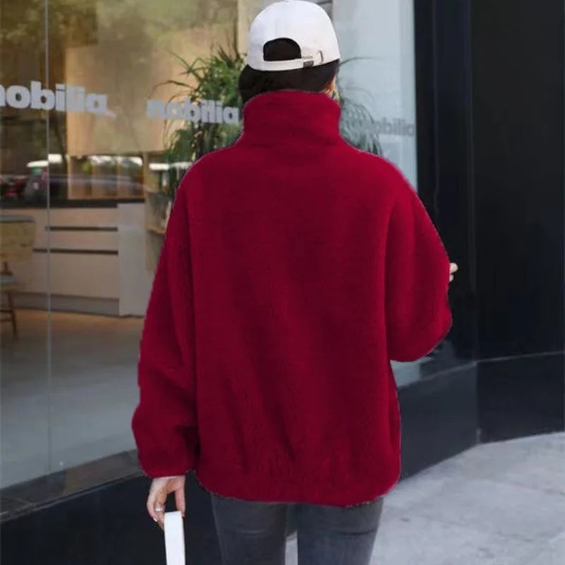 CORNELIA PLUSH OVERCOAT