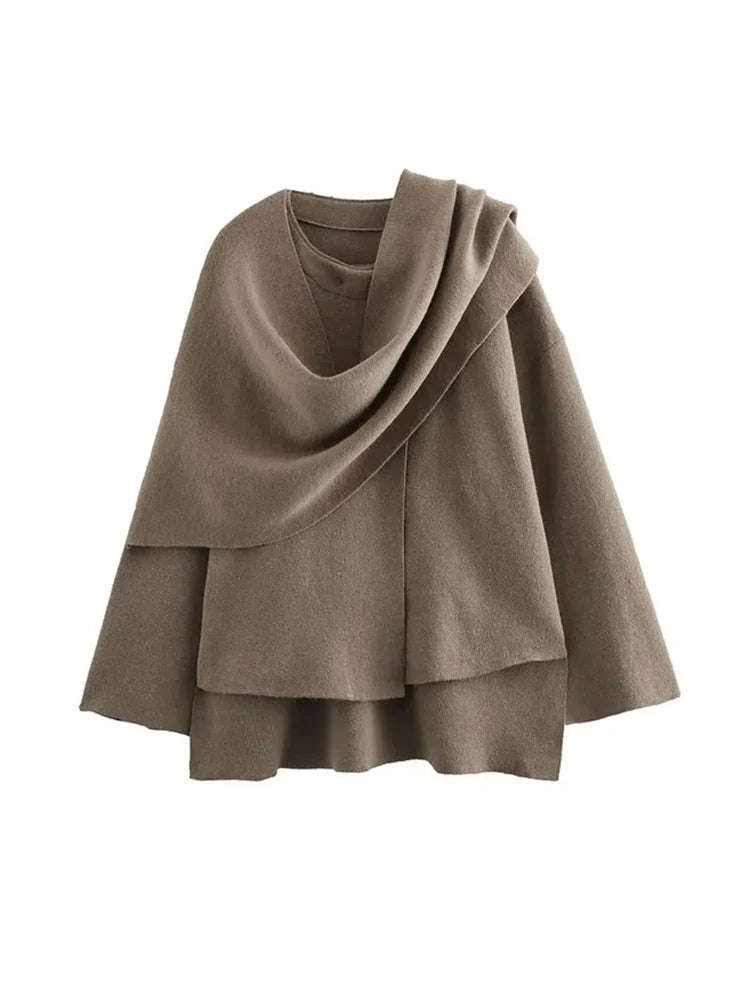 LEINA SCARVED SHORT JACKET