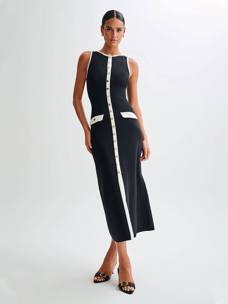 MFLLondon™ | Button Maxi Dress