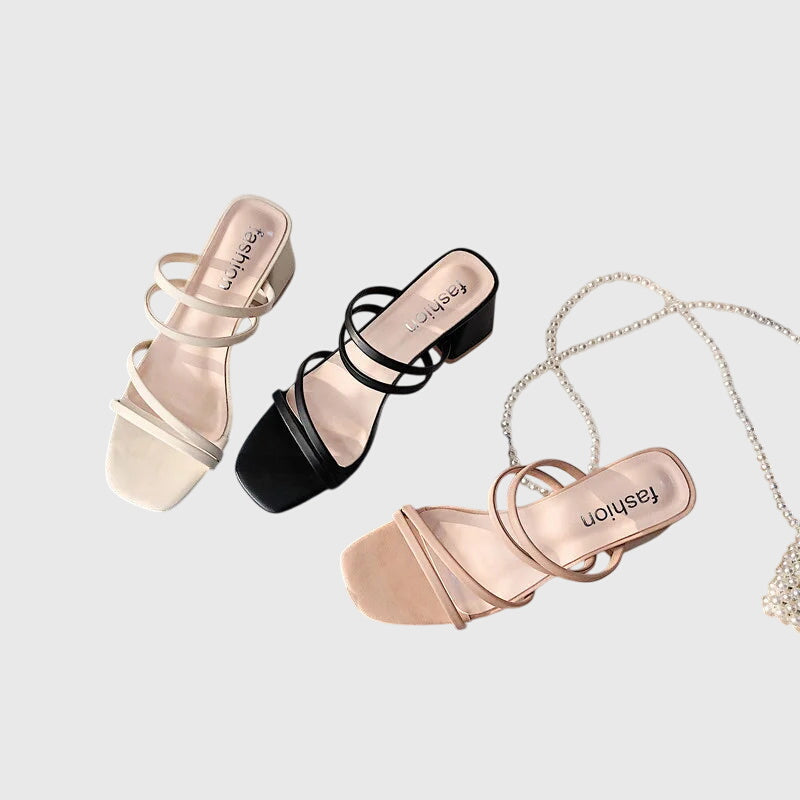 Pamela™ - Strappy Block Heel Sandals