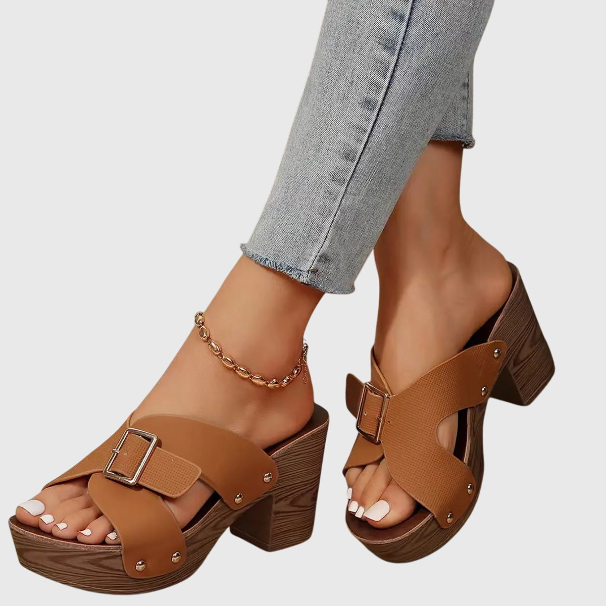 Mera - Elegant Buckled Sandals