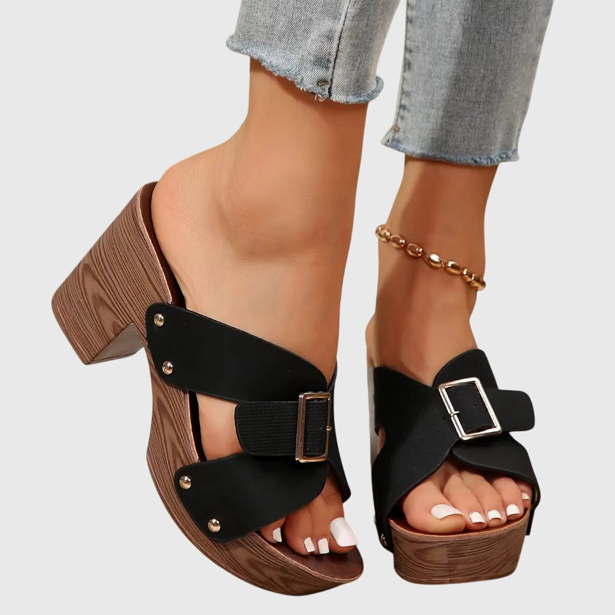 Mera - Elegant Buckled Sandals