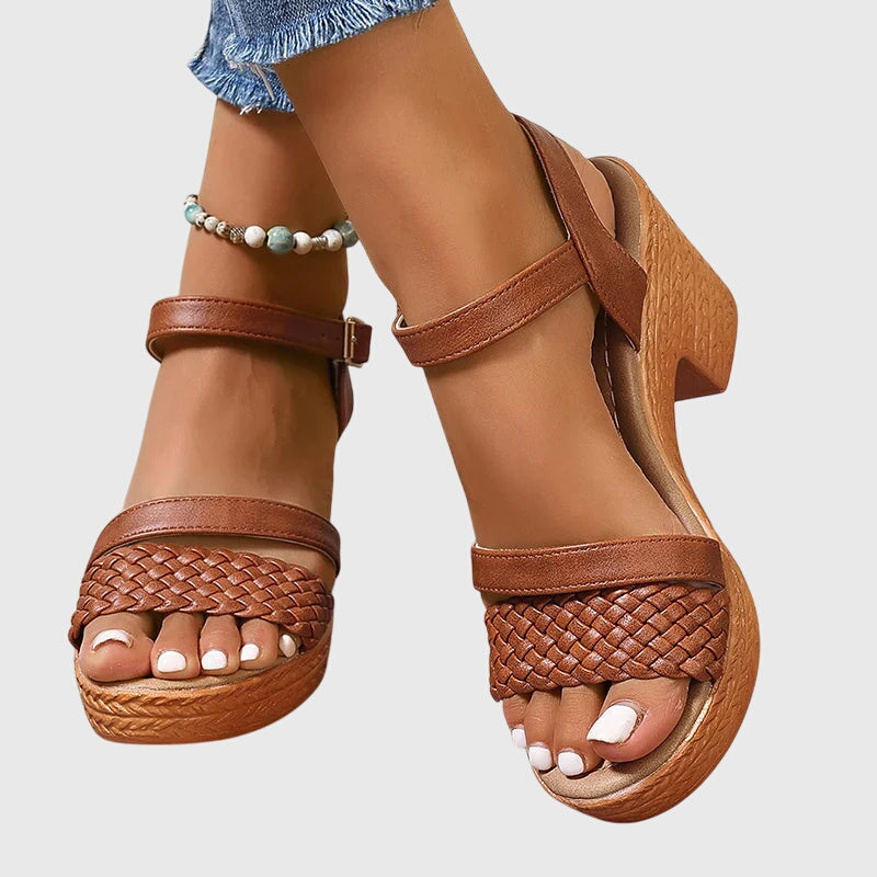 Shira™ - Woven Platform Sandals