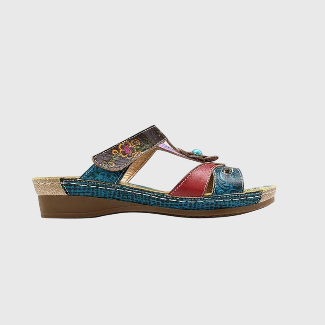 Florene™ - Floral Wedge Sandals