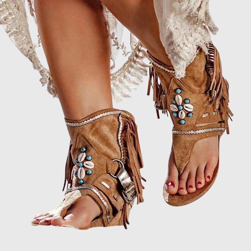 Farrah™ - Fringe Boho Sandals