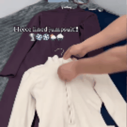 LUVESSI ZIPPER FLEECE JUMPSUIT