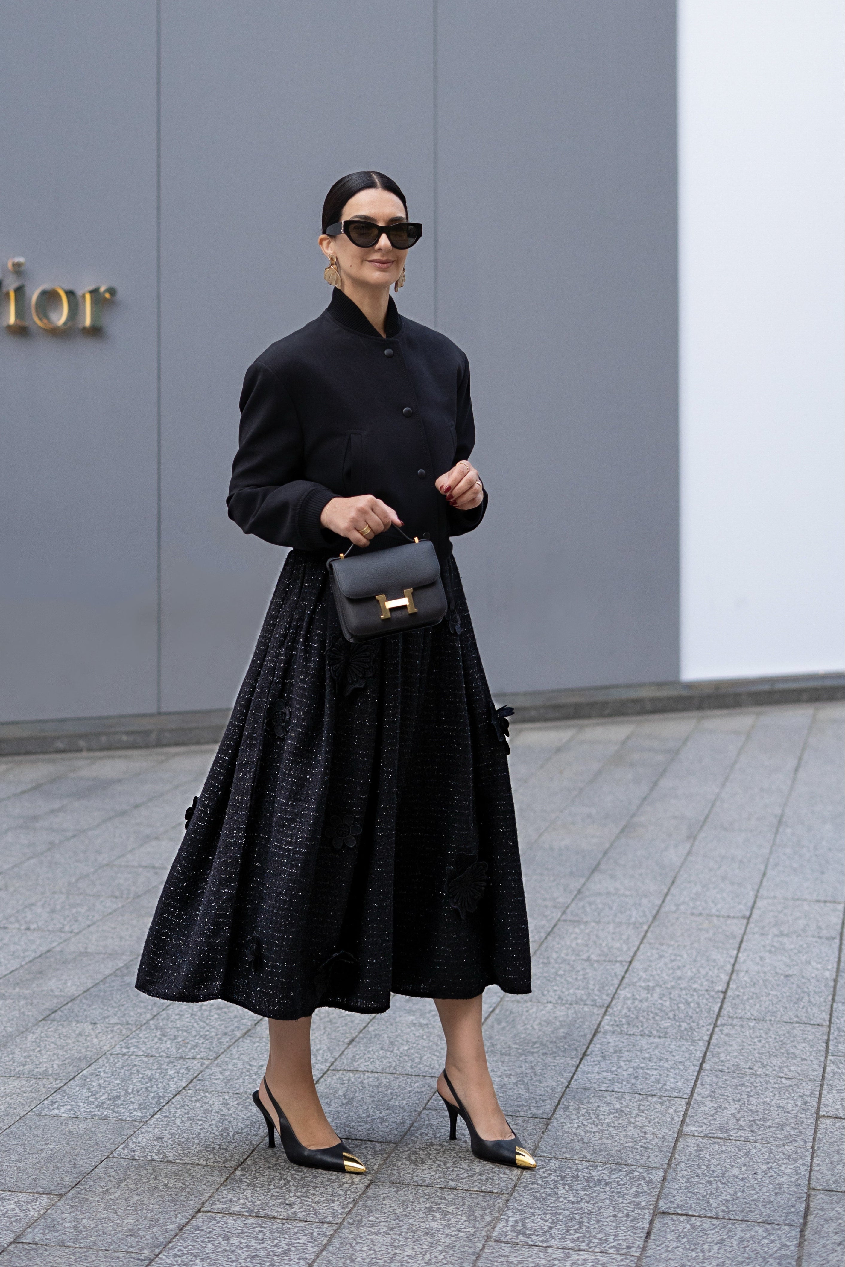 Skirt Beau Tweed Black