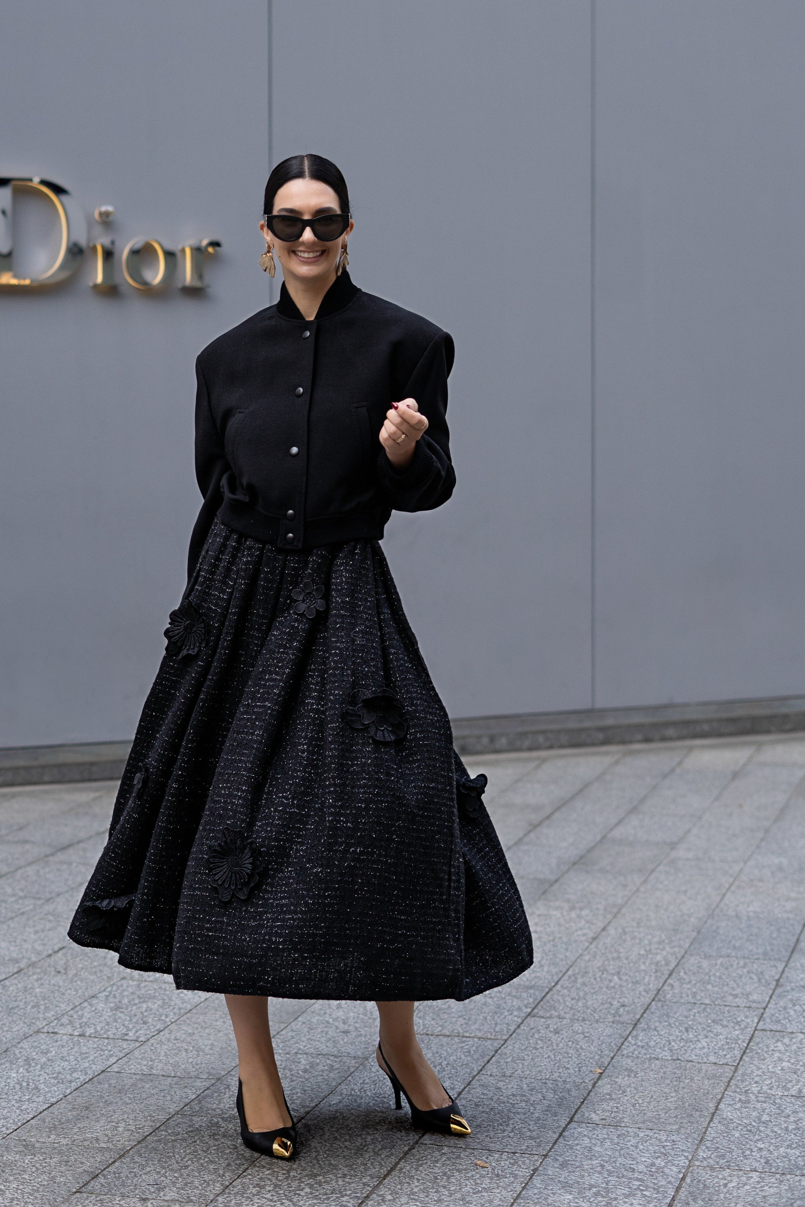 Skirt Beau Tweed Black