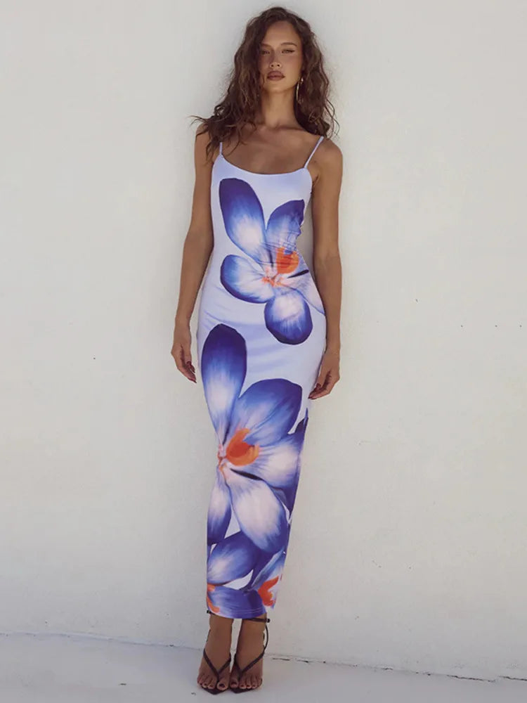 MFLLondon™ | Floral Summer Midi Dress