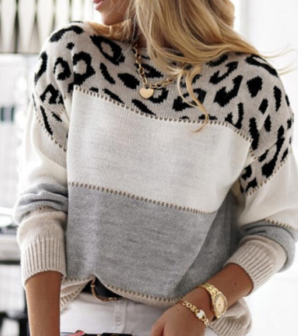 Lela | Timeless Leopard Print Sweater