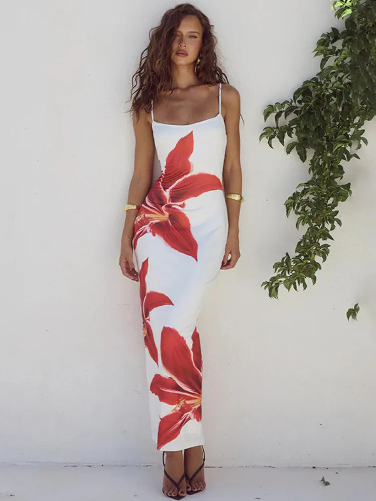 MFLLondon™ | Floral Summer Midi Dress