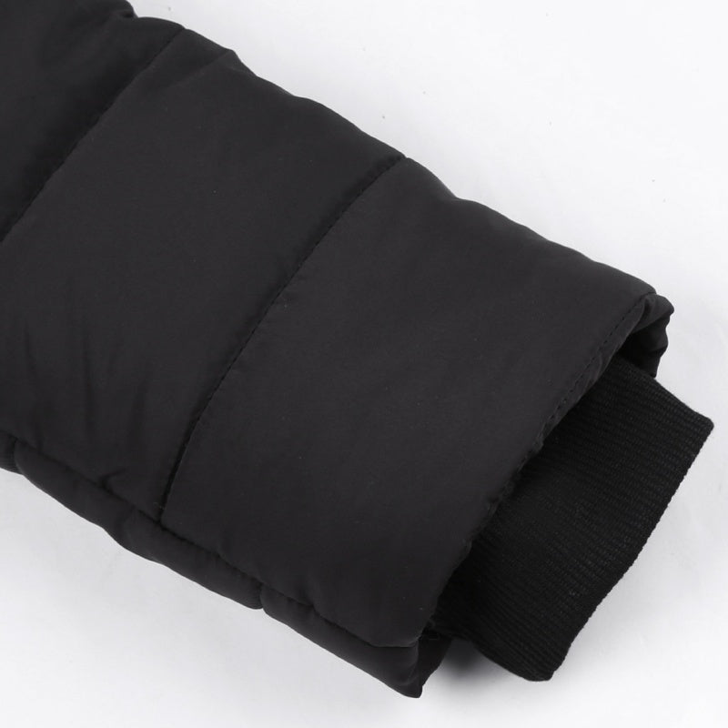 Women's Hooded Mid-Length Winter Coat with Plush Lining