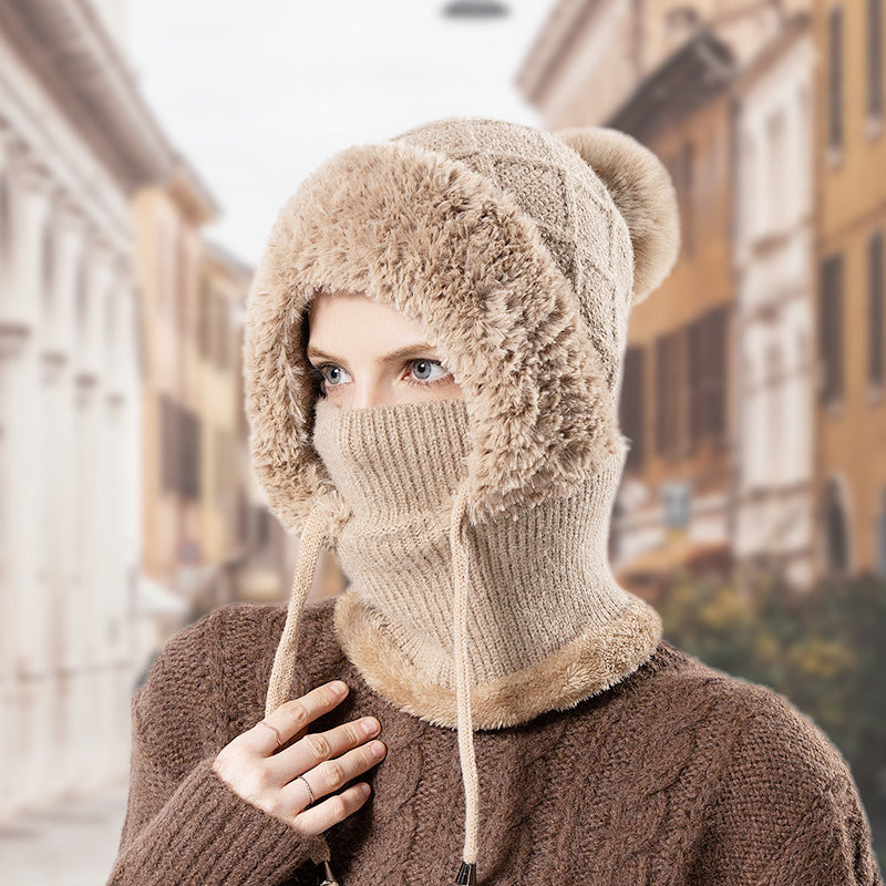 Convertible Balaclava - Windproof Fleece Protection for Skiing & Outdoor Adventures