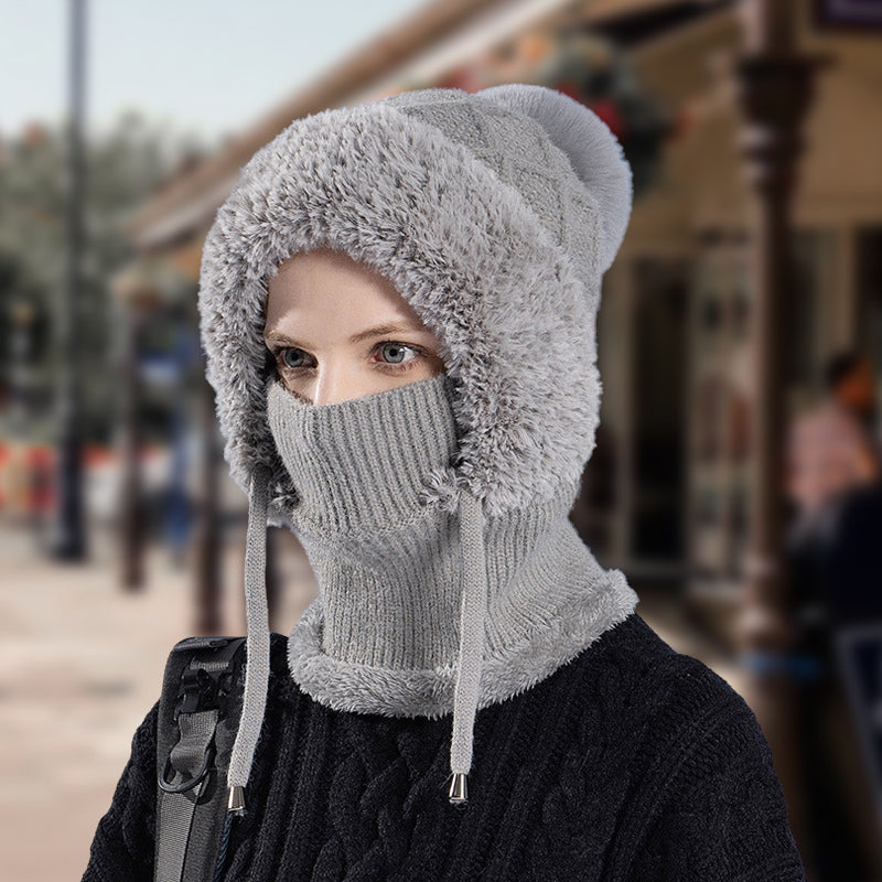 Convertible Balaclava - Windproof Fleece Protection for Skiing & Outdoor Adventures
